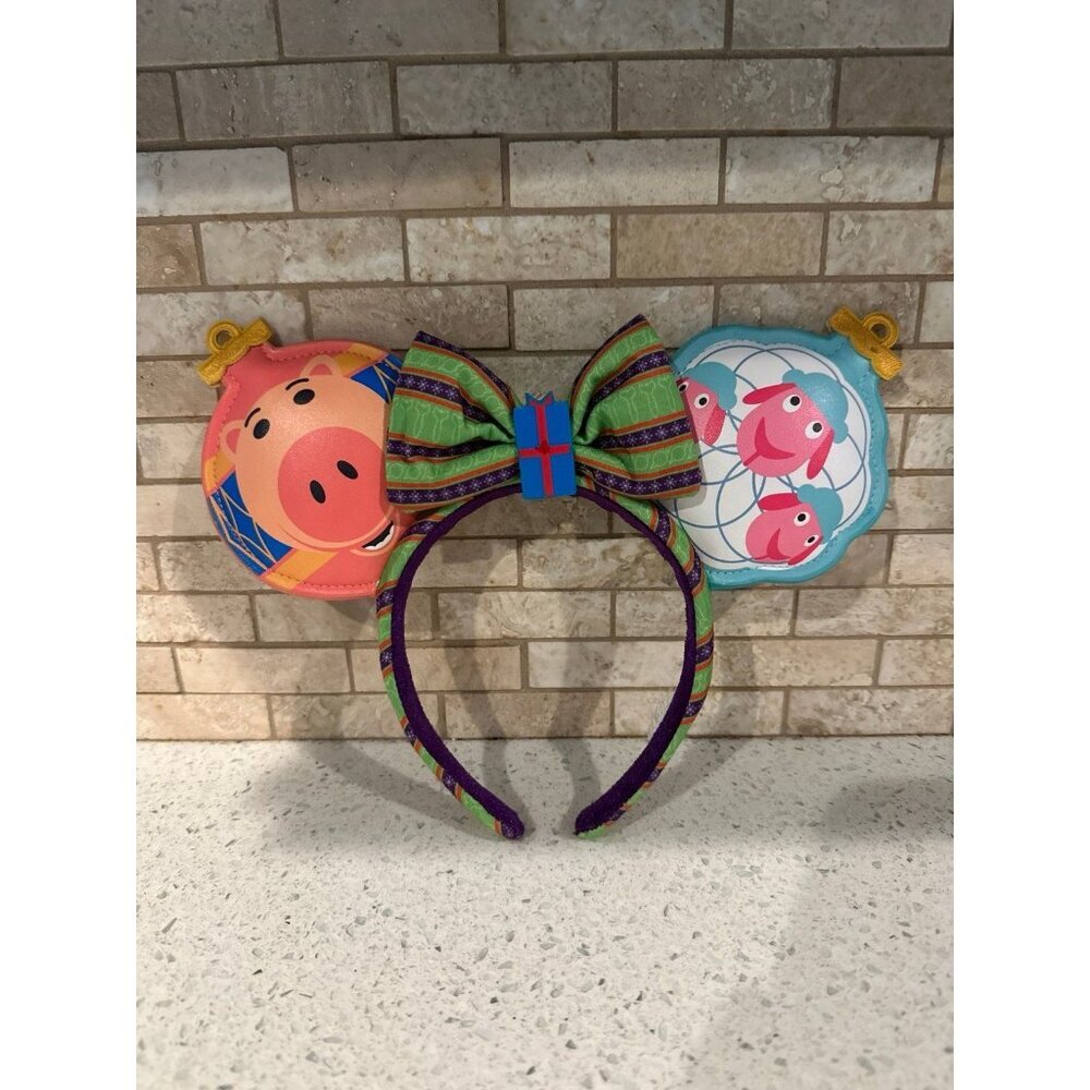 Disney Parks Pixar Toy Story Christmas Holiday Minnie Mouse Ears Headband